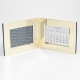 Gold Plated Perpetual Calendar with 3 1/2"x5" Picture Frame.
